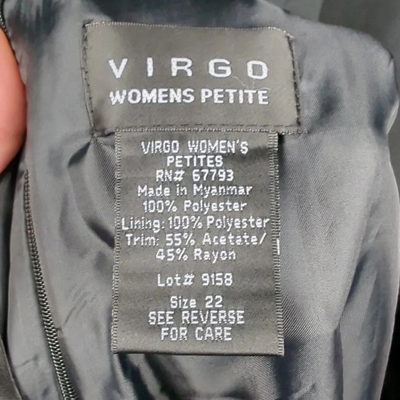 Virgo Woman's Petite Dress - Picture 7 of 7